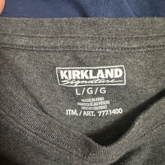 4x NWOT Kirkland Pima Cotton T-Shirts (LARGE) - Picture 2 of 3